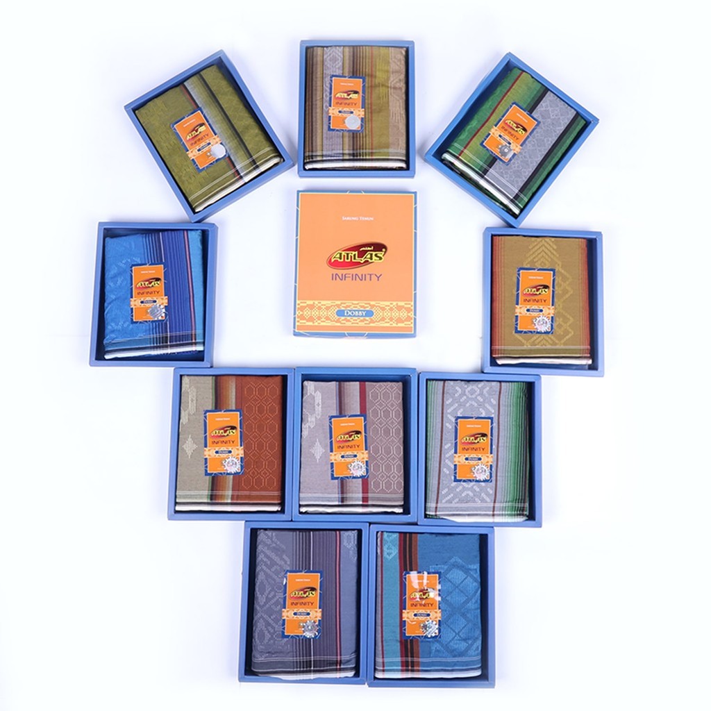 Grosir ATLAS 10 Pcs Sarung ATLAS Infinity Dobby