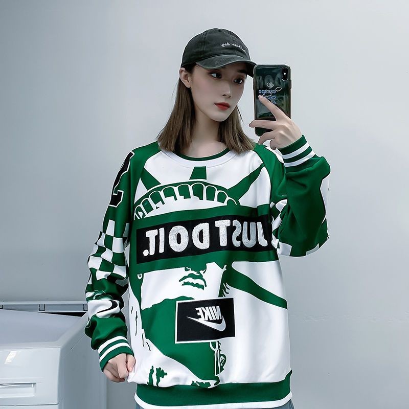 Musim Semi, Musim Gugur dan Musim Dingin Katun Remaja Pria dan Wanita Pasangan Jaket Sweater Berkeru