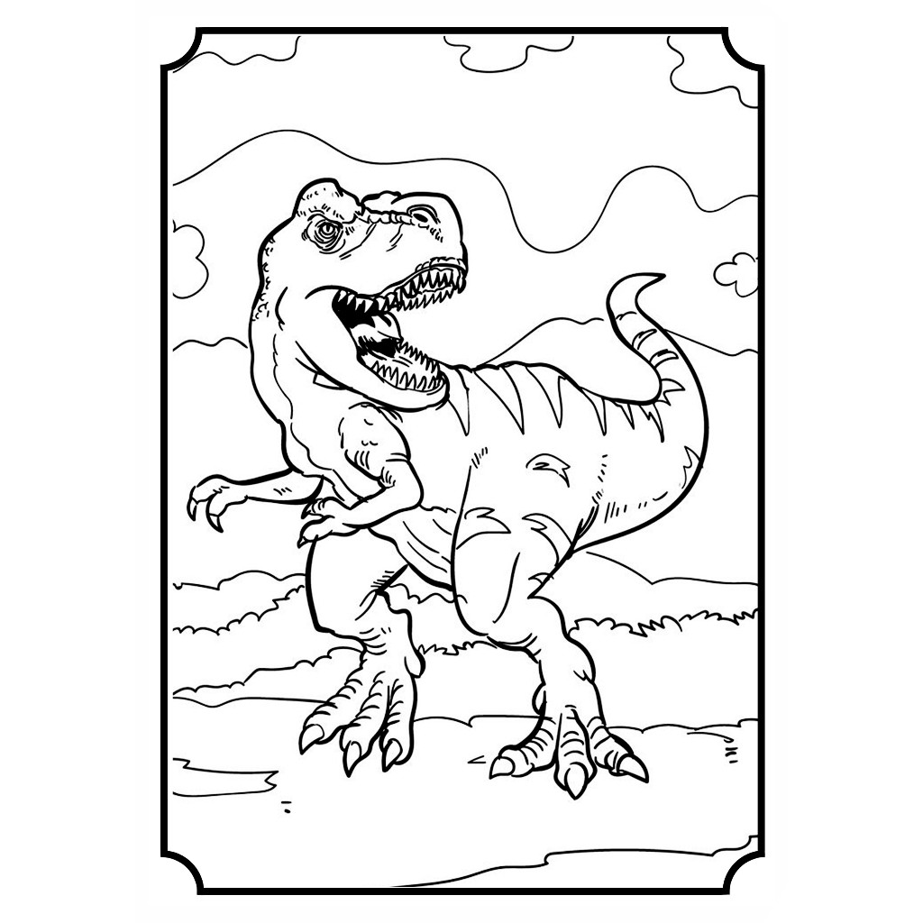

Lembar Kertas Gambar Mewarnai Tema DINOSAURUS ISI 20 PCS Toys Anak /Lembar Kertas Mewarnai Alfabeth Kertas Size A4