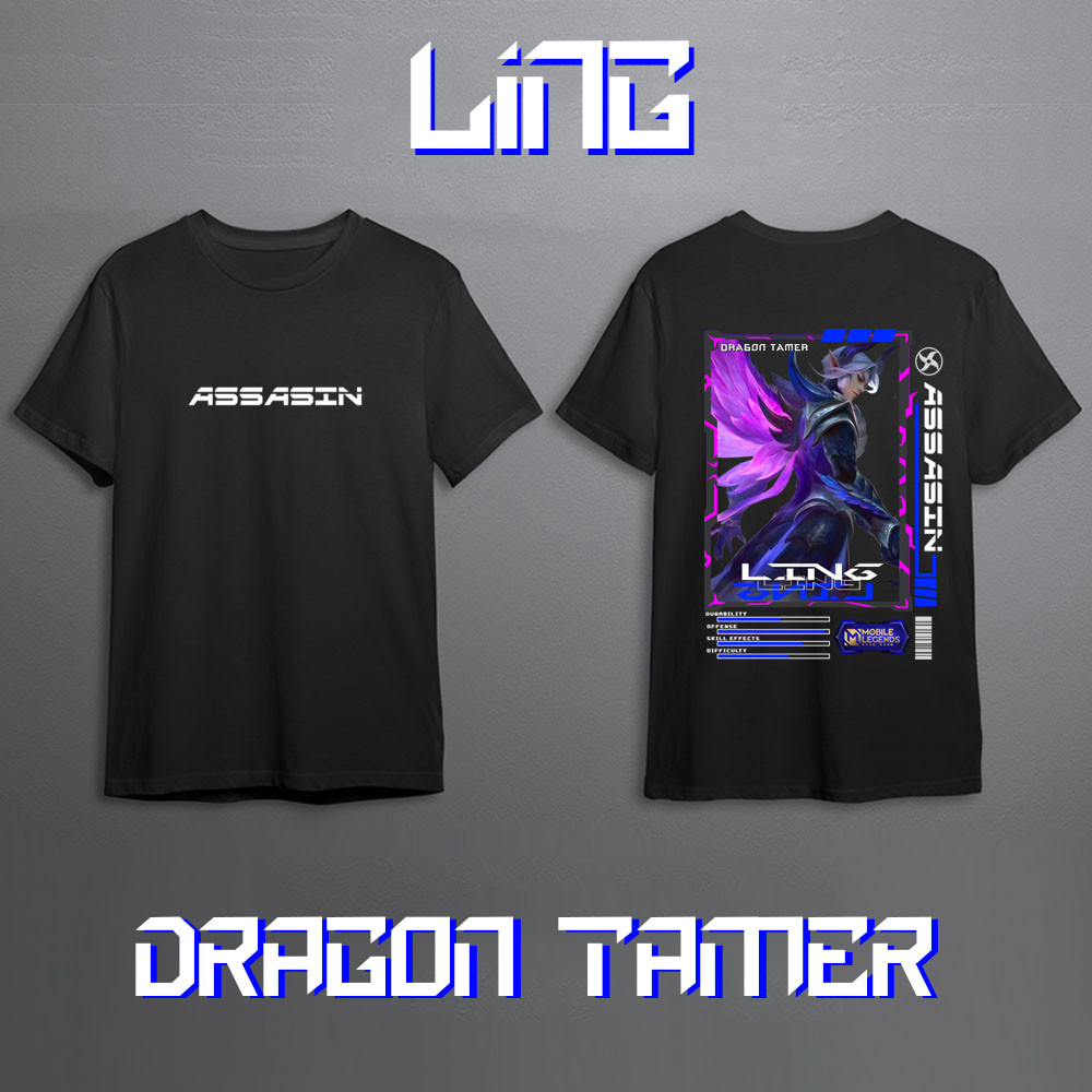 KAOS HERO MOBILE LEGEND LING SKIN COLLECTOR//KAOS ML//KAOS MOBILE LEGEND//KAOS LING//KAOS LING COLLE