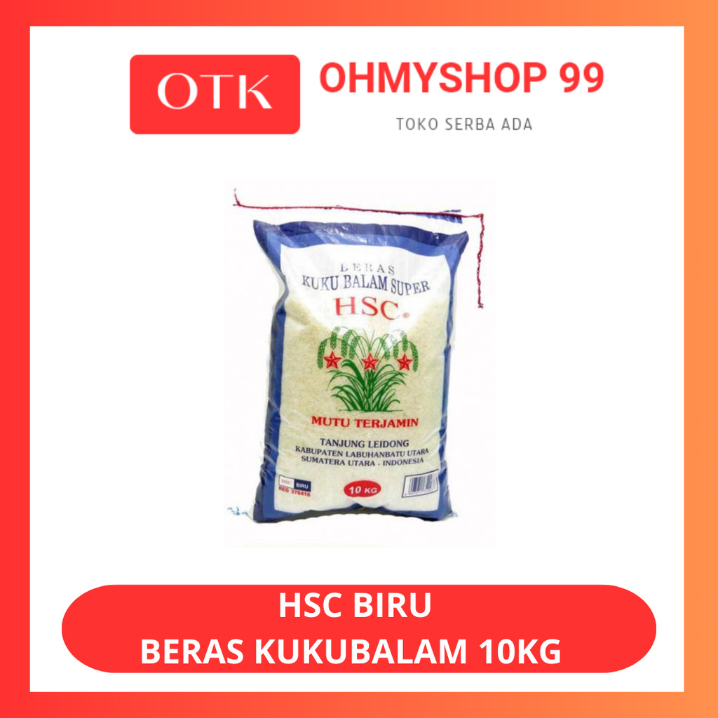 

Beras HSC Biru Beras Kuku Balam Super 10kg