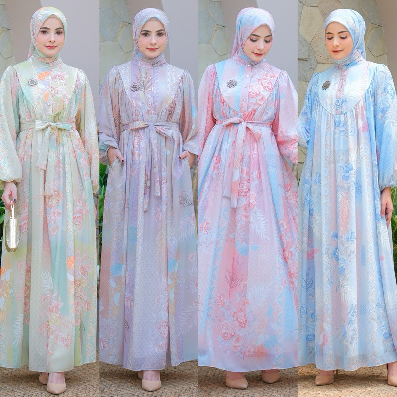 KEJORA DRESS | GAMIS GIES BUTIK | GAMIS GIES TERBARU | GAMIS CERUTI PREMIUM | SET HIJAB KEKINIAN