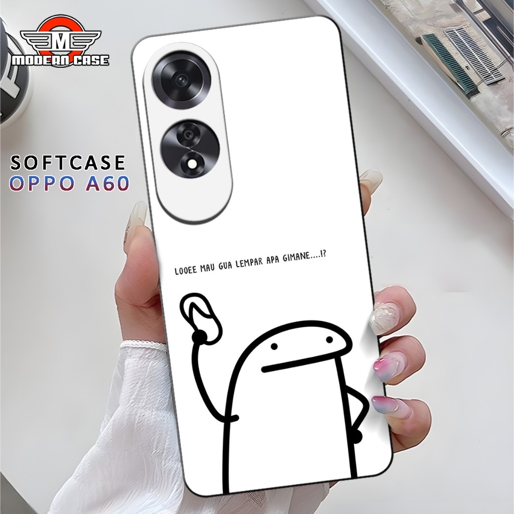 Softcase Silikon Untuk OPPO A60 New 2024 - Case Hp - Case Murah Berkualitas - Casing Hp Oppo - Softc