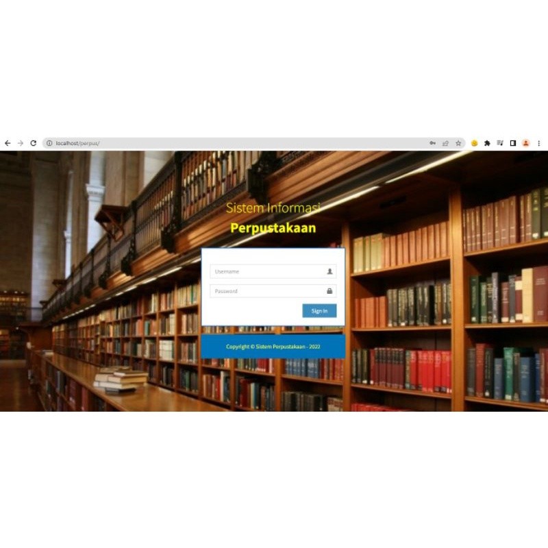 Program Aplikasi Perpustakaan Berbasis Website