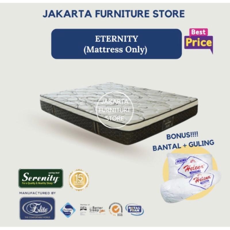 Springbed Elite Serenity Eternity 160x200 (Hanya Kasur)