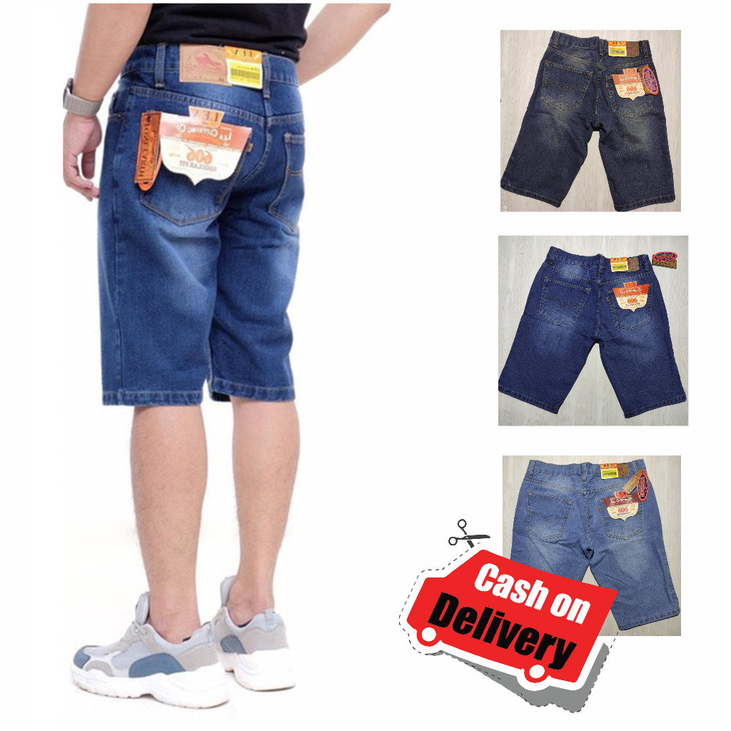 ER34RF Celana jeans pendek LEA 606 Premium quality distro / celana jeans pendek / celana jeans lea p