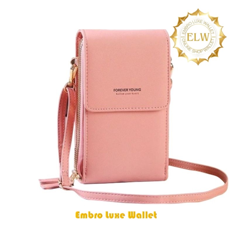 Tas Selempang Wanita Multifungsi Dompet HP Miniso