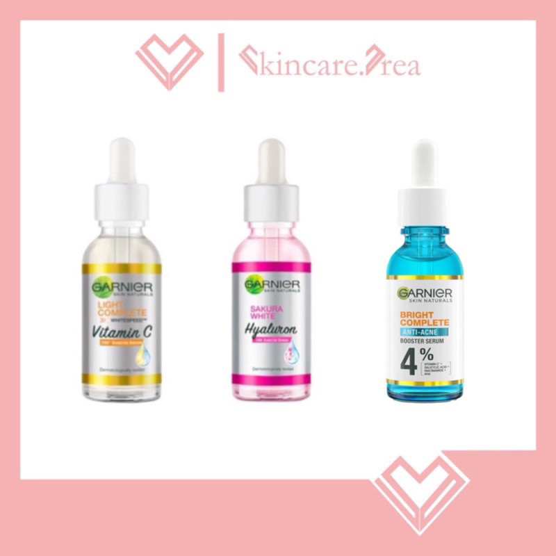Garnier Light Complete Vitamin C | Sakura White | Bright Complete Anti-Acne Booster Serum Skin Care
