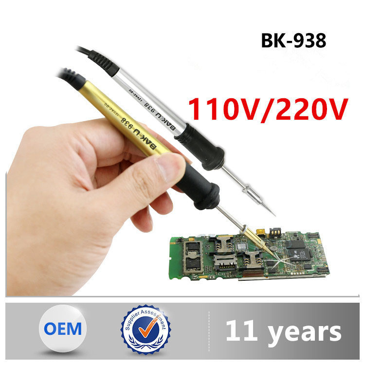 BK-938 Portable Mini Electricity Soldering Iron Replace Handle Welding Solder Iron Pen For Soldering