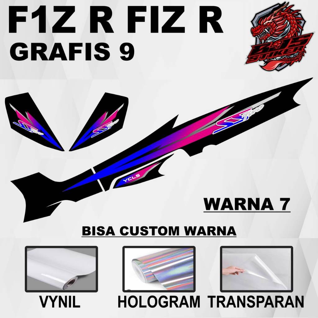 stiker sticker Yamaha fiz r F1z r FIZ r GRAFIS 9 - stiker sticker decal Yamaha fiz r F1z r FIZ r GRA