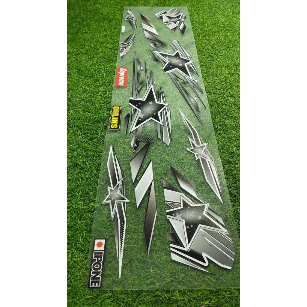 Striping Honda Beat Deluxe 2020/2021/2022/2023/2024 Transparan List Vietnam Bintang Diesel Simpel | 