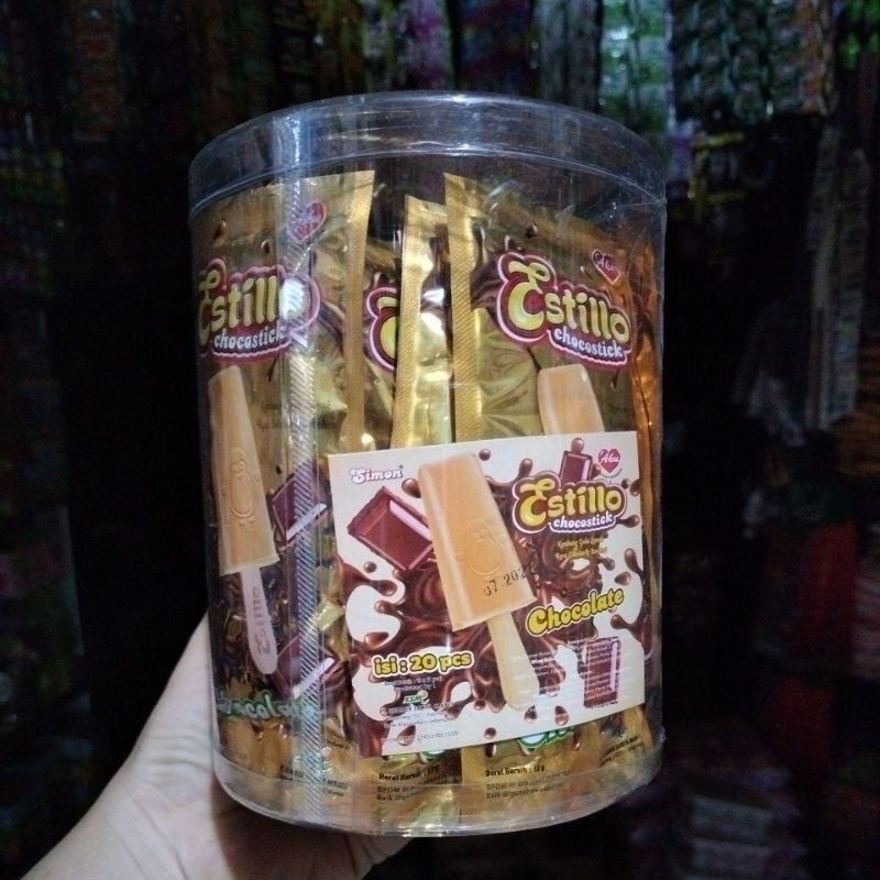 

Estillo choco stick bentuk es krim harga 1 toples isi 20 pcs