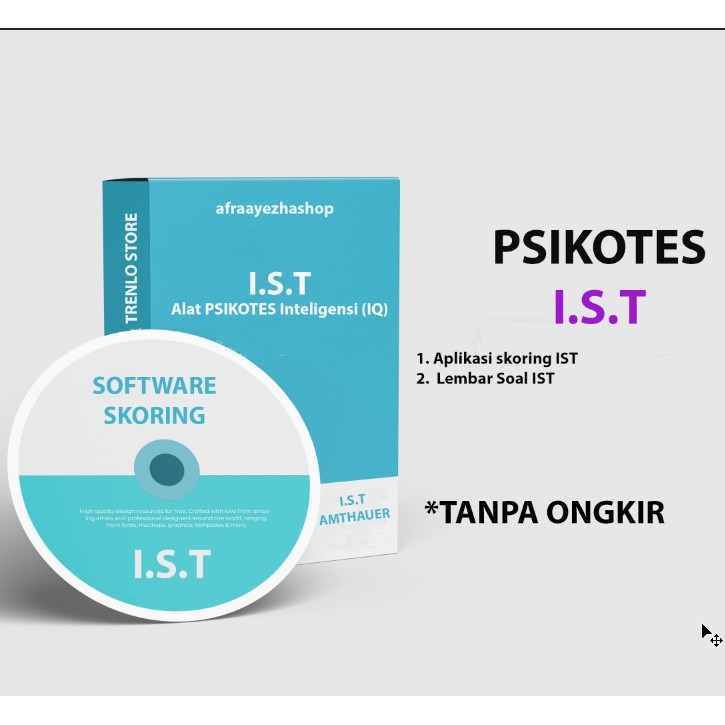 Software Psikotes IST Alat Tes Psikologi IST dan Aplikasi Skoring iST untuk Tes IQ
