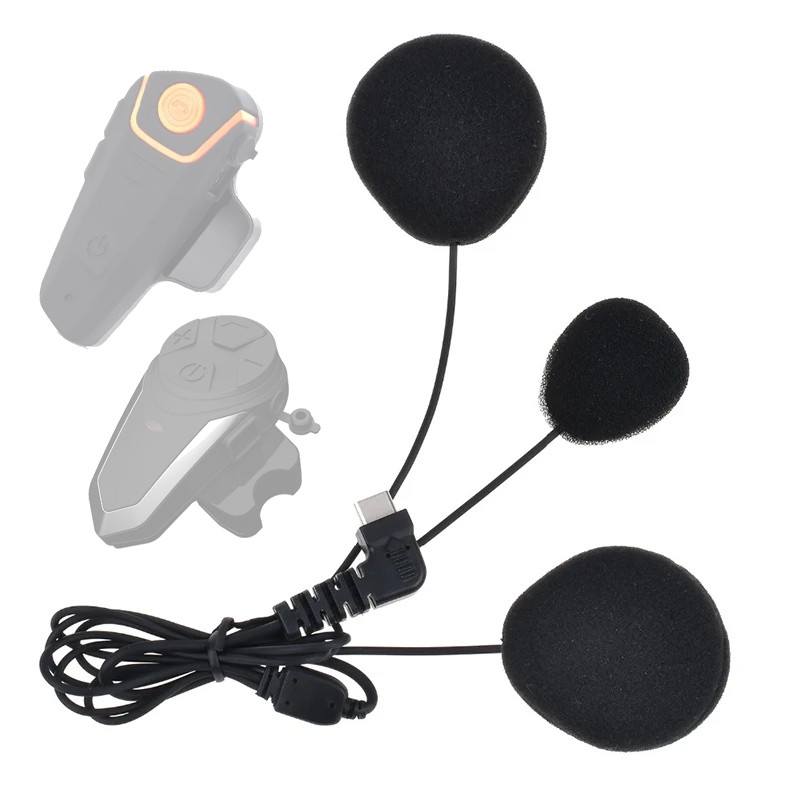 Intercom Earphone For BT-S2 BT S3 Helmet Intercom Headset Type-c Interface Motorcycle Interphone Har