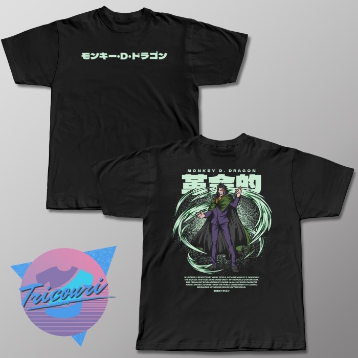 Kaos Distro Anime One Piece Monkey D Dragon