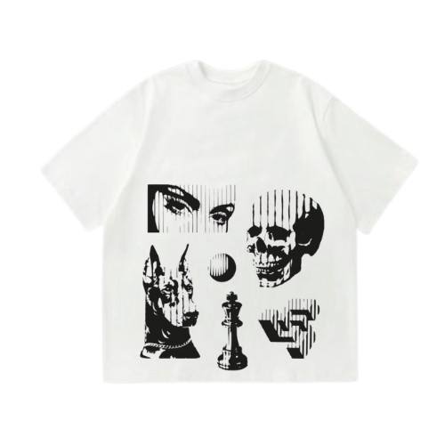 UNISEX TSHIRT SOGGY EYE SKULL TSHIRT COSTUM