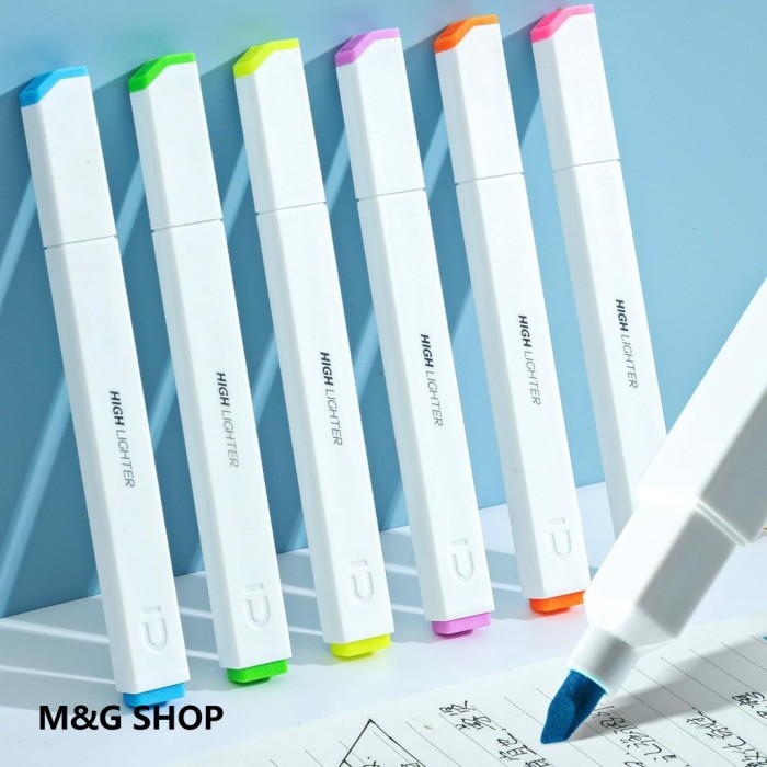 

Highlighter M&G AHMU1602 Shape Textiliner Penanda Warna Buku - Satuan - M&G-HL-PASTEL PURPLE