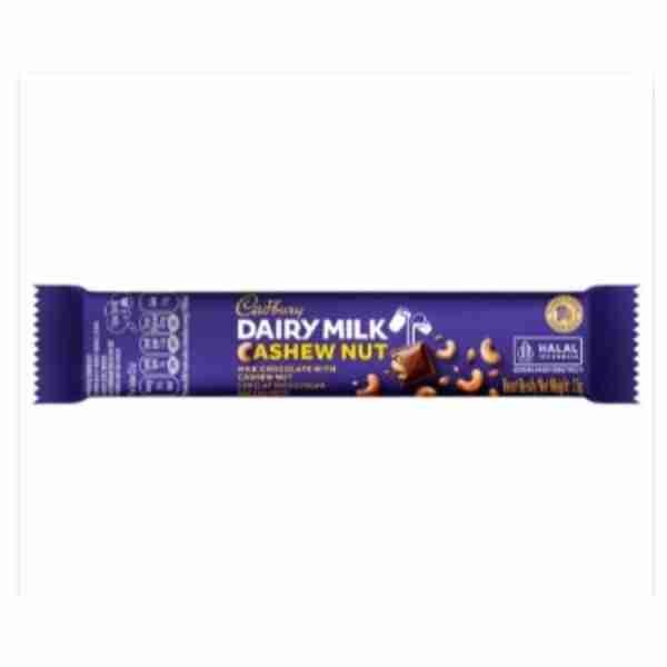 

CADBURY DAIRY MILK CASHEW NUT 25GR