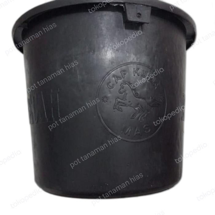 POT TANAMAN KARET CAP KUDA MAS 32 LITER ORIGINAL / POT BUNGA BUAH