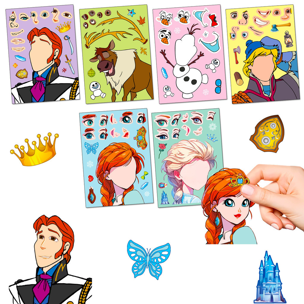 

DIY STICKER GANTI EKSPRESI DISNEY FROZEN MAINAN PEREDA STRESS/ ANNA/ HANS KRISTOFF/ SVEN/ OLAF WAJAH