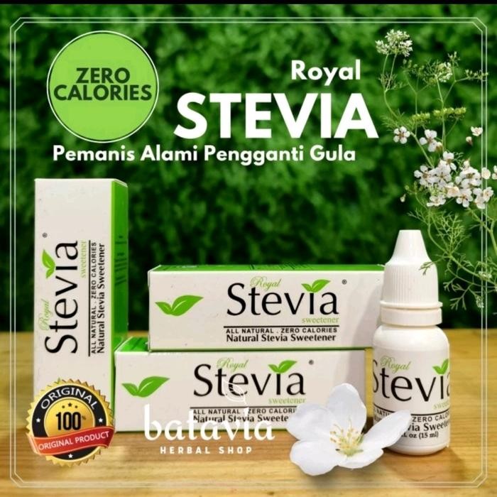 

Royal Stevia Cair Pemanis Alami Natural Sweetener