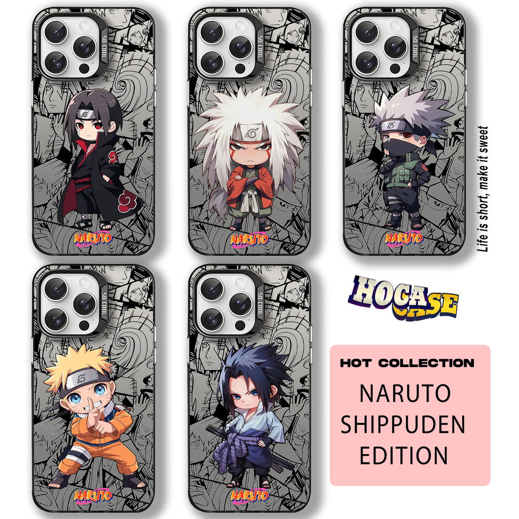 Case Naruto Shippuden HC613 IMD Redmi Note 14 13 12 11 10 9 9A 9C 10A 10C Premium Matte Black Casing