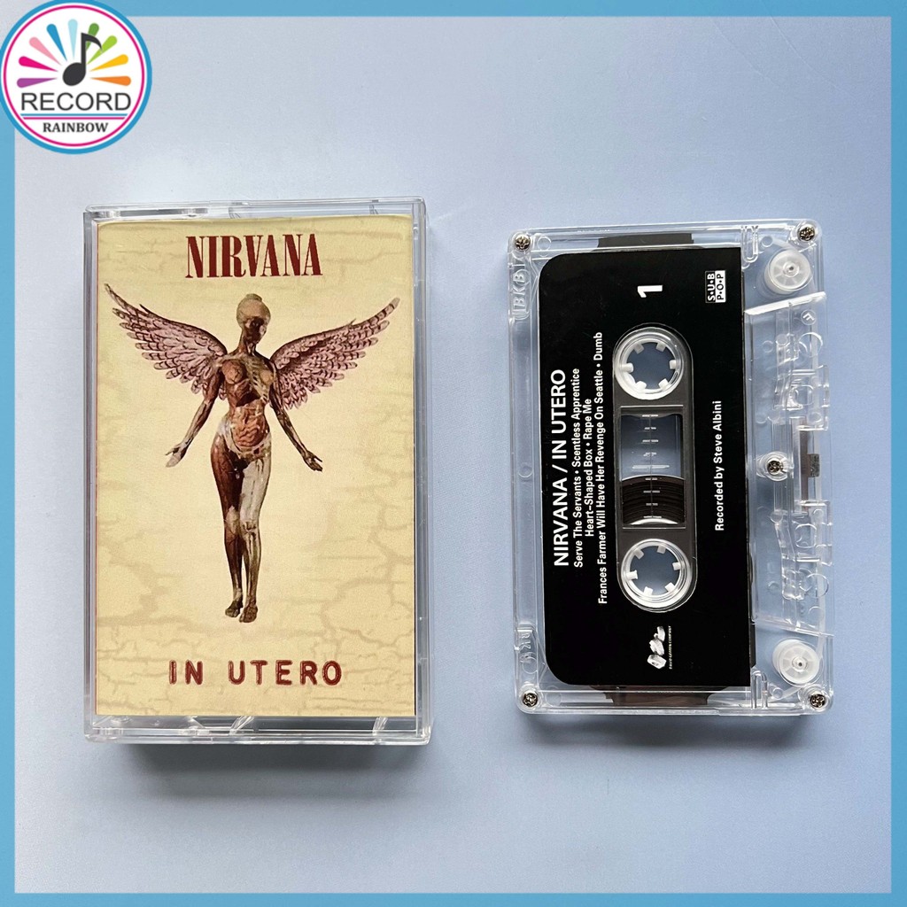 Kaset Pita Nirvana In Utero Original Cassette Tape [Sealed] Brand New