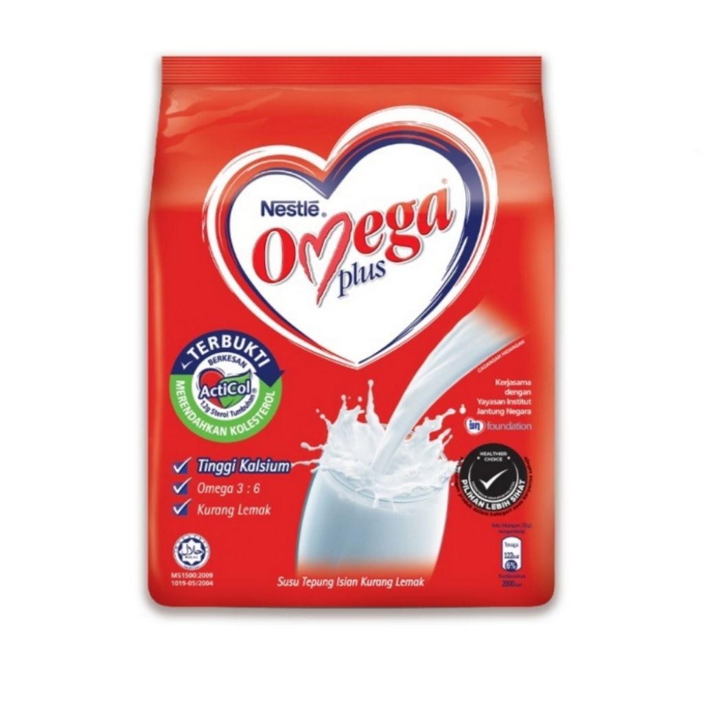 

NEW OMEGA Plus Biasa Susu Bubuk Instan Malaysia (1kg) PREMIUM
