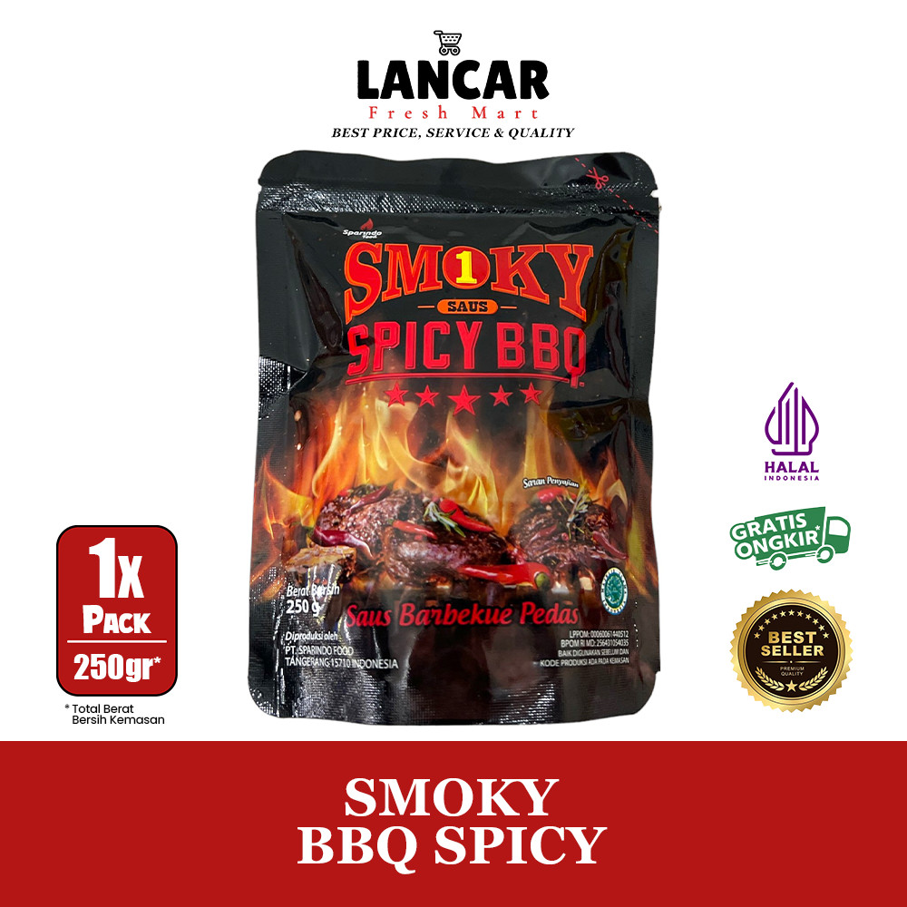 

SMOKY SAUS SPICY BBQ 250GR