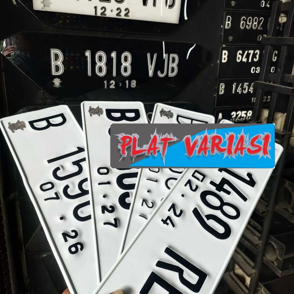 buat nempah baru cetak baru plat nomor mobil terbaru buat baru dengan logo timbul