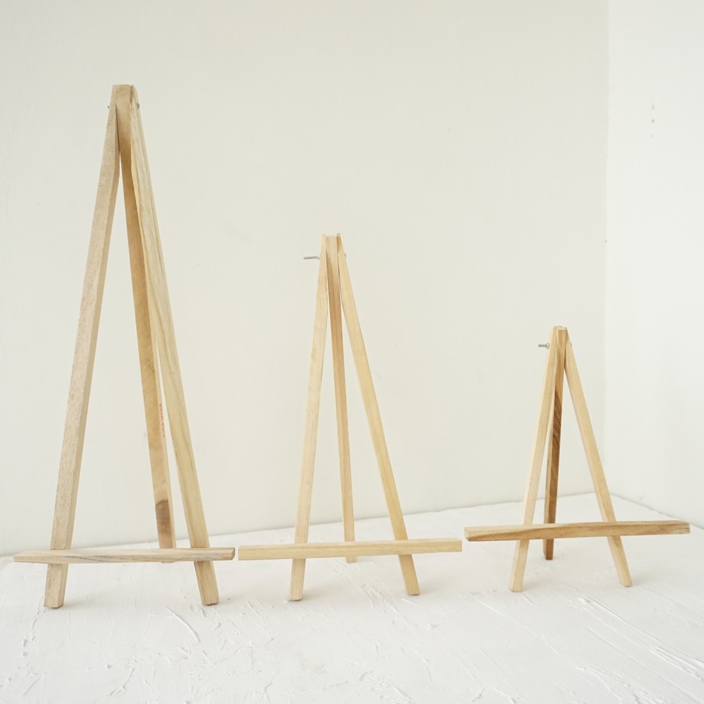 

EASEL STAND LUKIS KANVAS / STAND KANVAS MINI / EASEL WOOD CANVAS