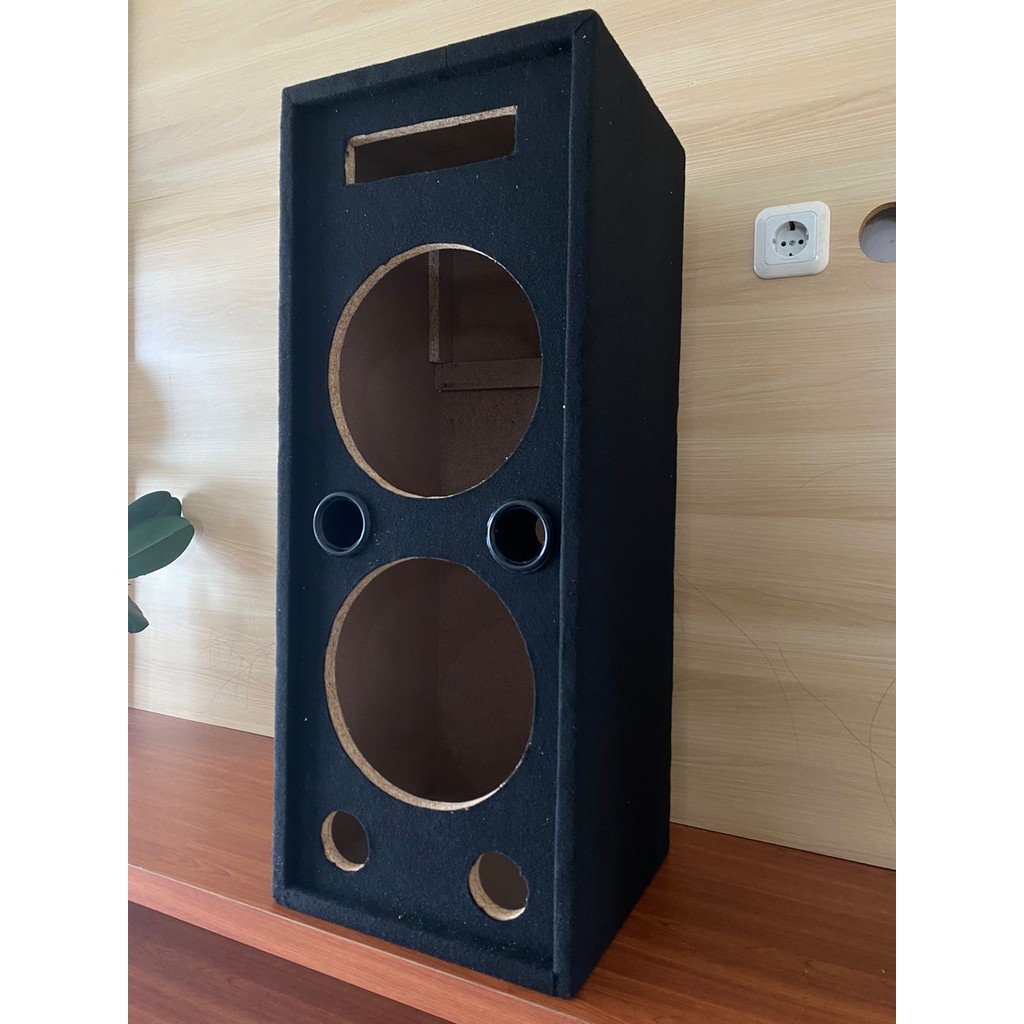 Box speaker aktif 10" bok spiker aktip dobel woofer tweeter kosong subwoofer pull karpet
