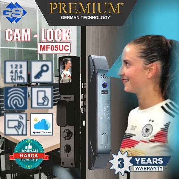 

KUNCI PINTU DIGITAL / DIGITAL DOOR LOCK / FACE + FINGER PRINT - 4IN1 NO FACE