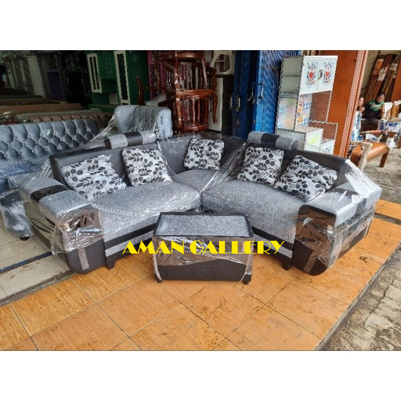 PROMO Sofa L Sudut / Sofa Minimalis murah cantik monaco angsa aneka warna sofa minimalis modern coco
