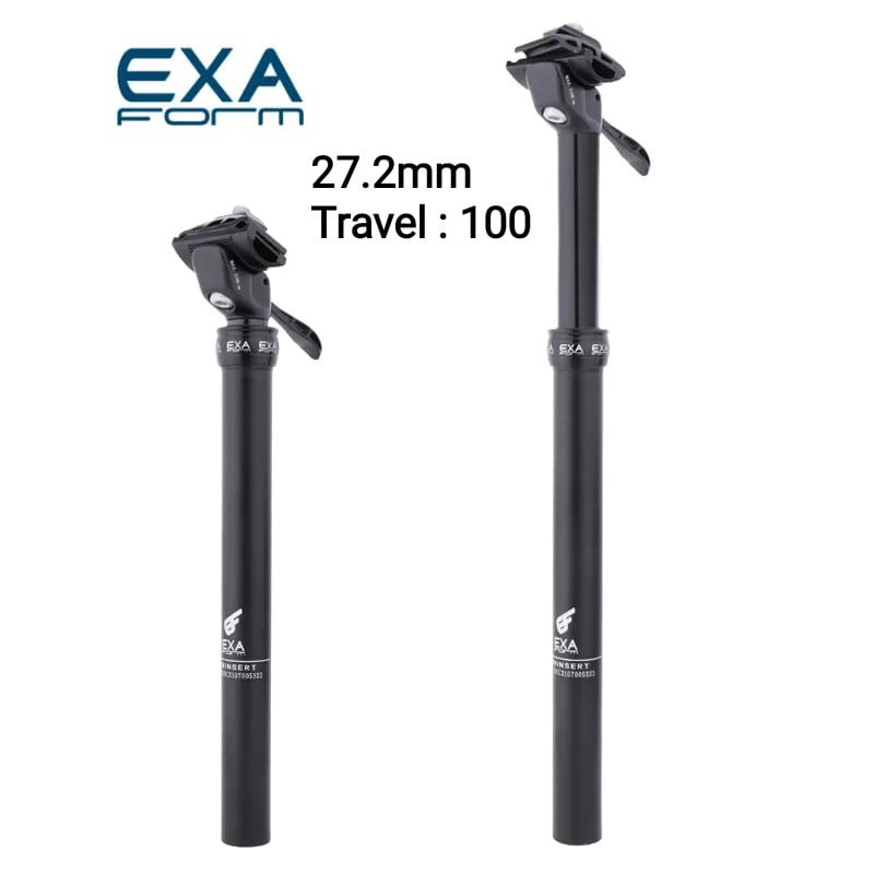 KS EXA Dropper Seatpost 27.2 mm 27.2mm Hidrolik Remote Lever Teleskopik MTB Gravel XC Trail Sepeda