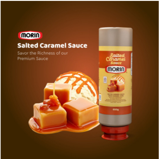 

New MORIN Salted Caramel Sauce 650grPremium