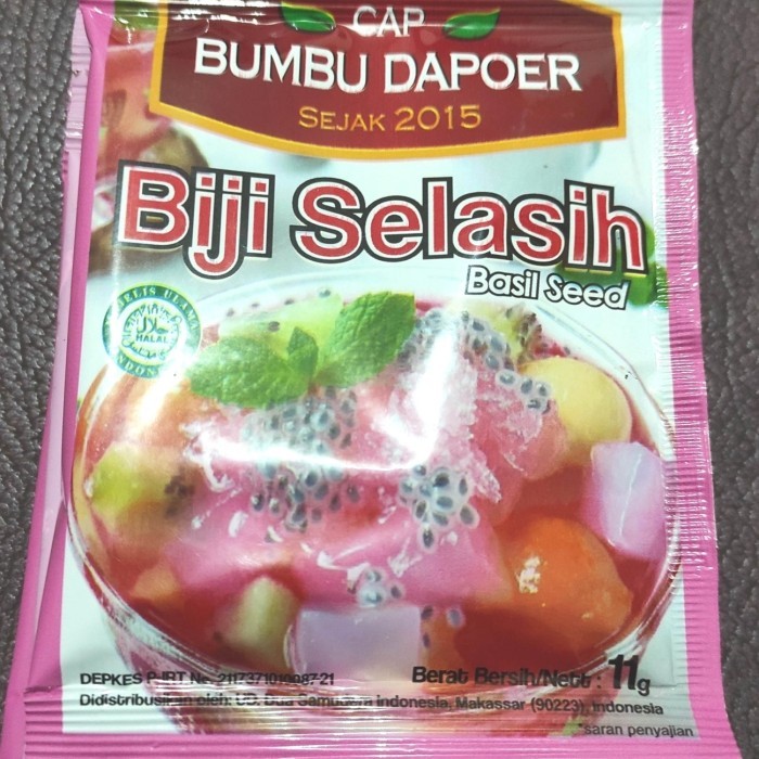 biji selasih sachet pasar online makassar