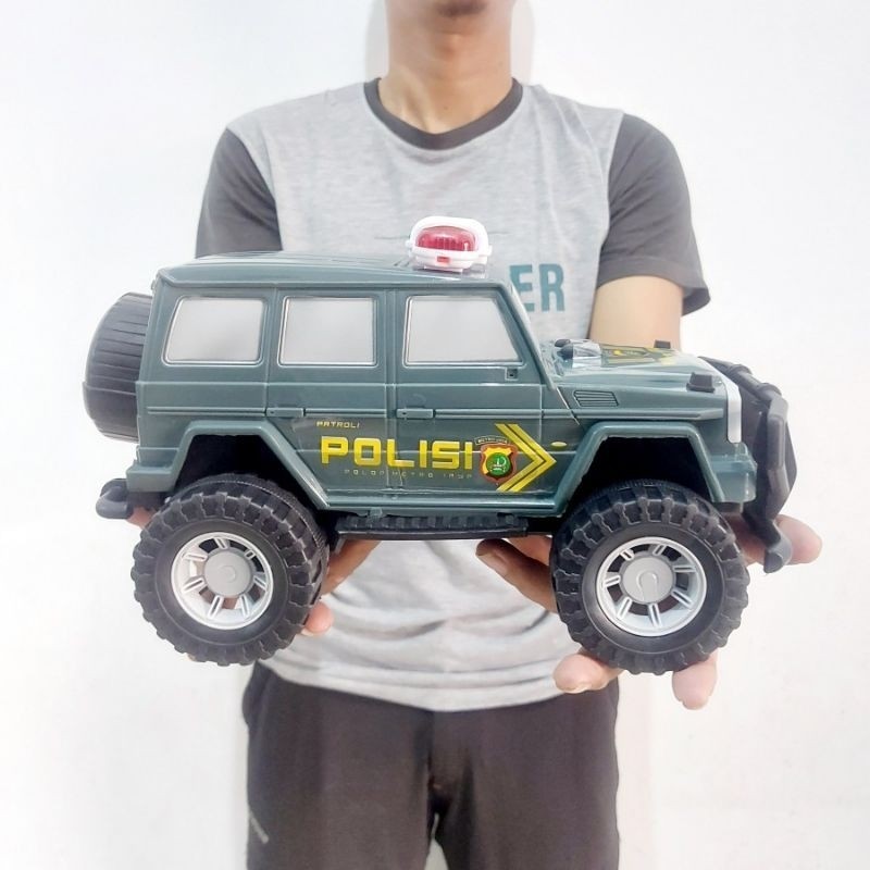 Promo MAINAN MOBIL JEEP POLISI UK JUMBO - MOBILAN POLICE BESAR KOLEKSI ANAK LAKI COWOK Murah