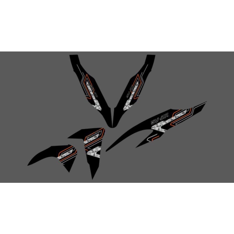 STRIPING TRANSPARAN VARIO NEW LIVERY MUJI JAYA