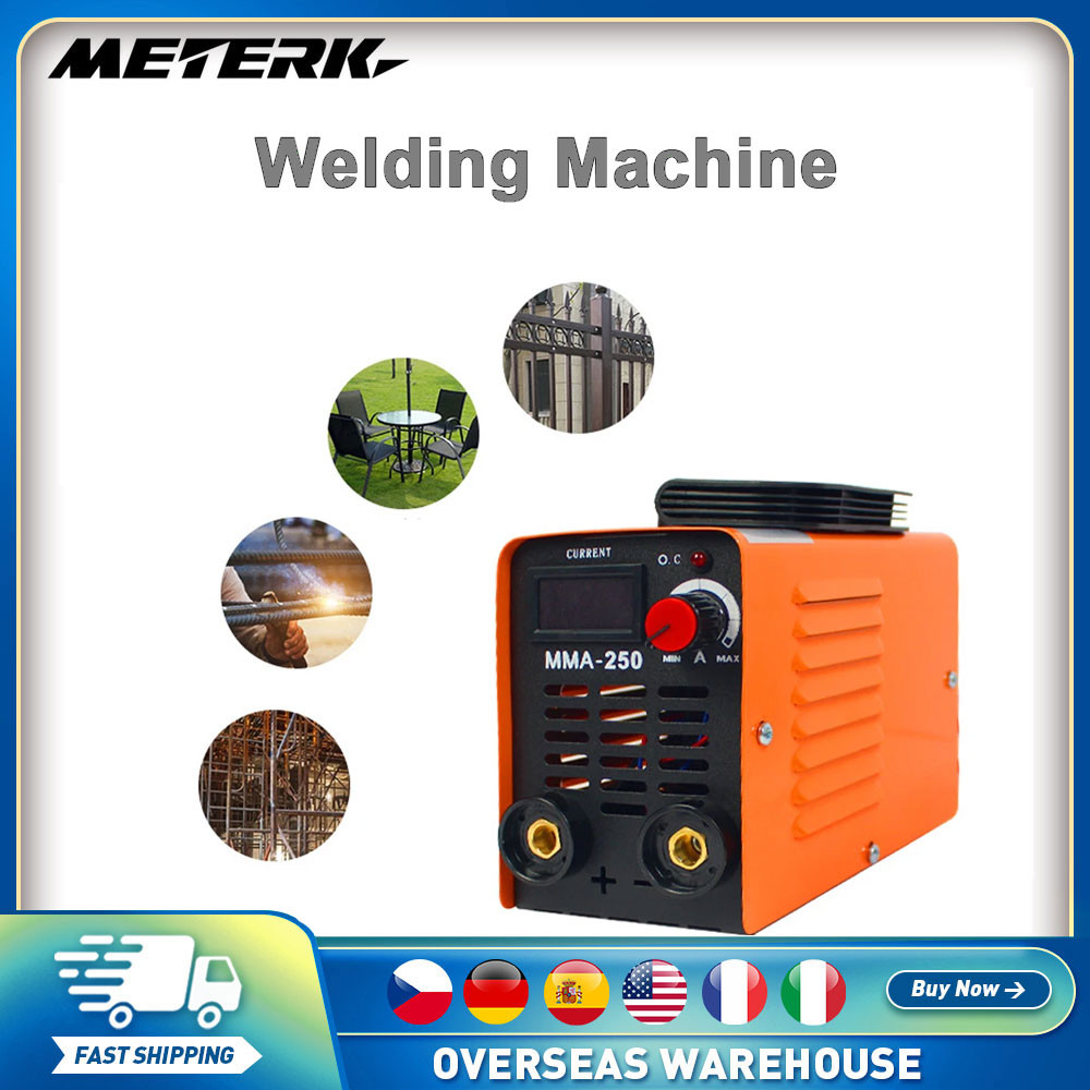 MMA-250 Electric Welding Machine Household Metal Mini Manual Welding Machine Direct Current Welding 