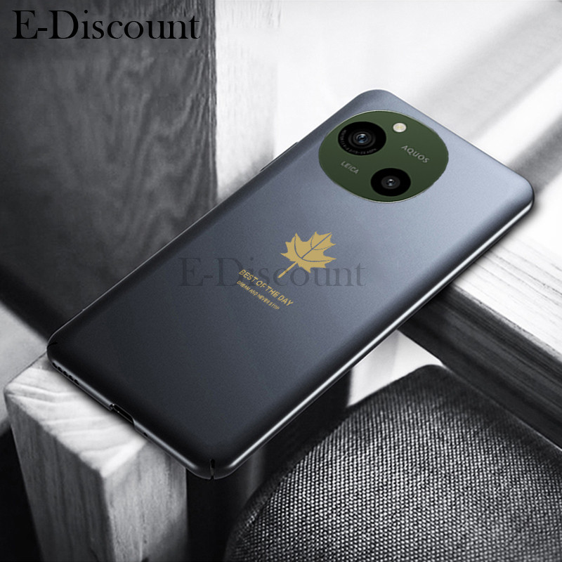 For Sharp Aquos R8 S Pro R9 R10 Pro Sense9 Phone Case Soft Shockproof Camera Protection Maple Leaf S