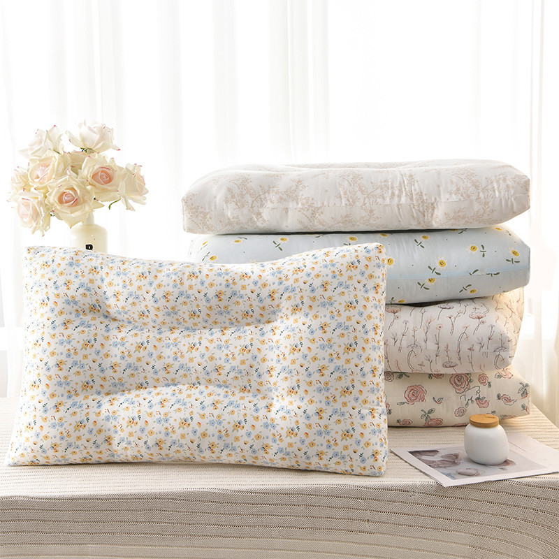 

A windward pillow, comfortable and breathable, pearl cotton cloud neck protection pillow, suitable for bedrooms