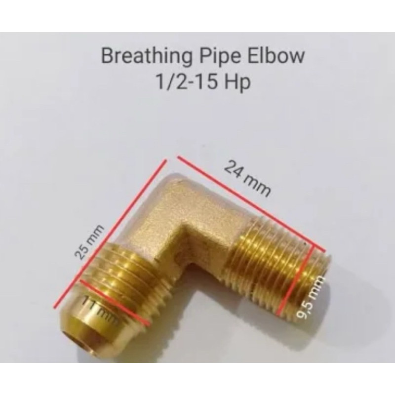 ELBOW BREATHING PIPE ELBOW KOMPRESOR SHARK