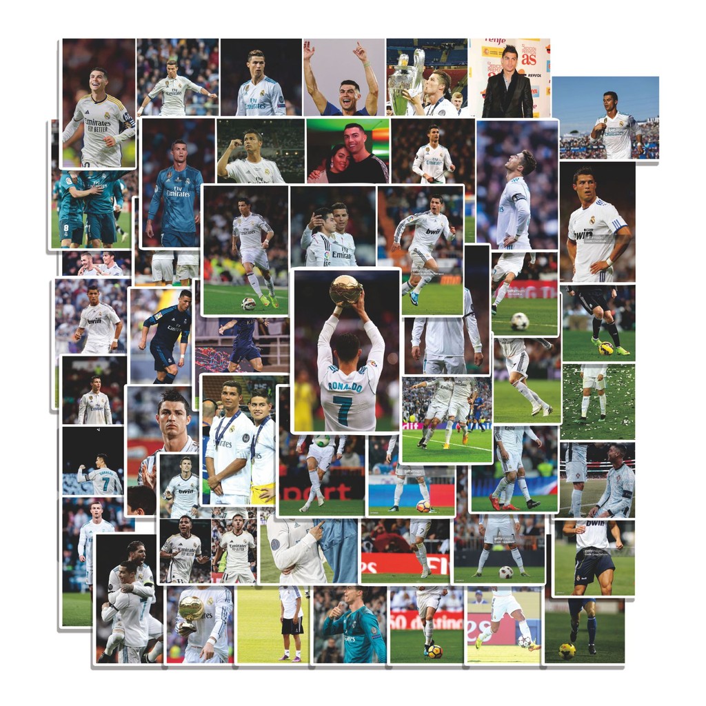 

COD 50 Pcs Stiker RM Cristiano ronaldo V2 Lucu Anti Air Untuk Dekorasi Notebook Sepeda Skateboard Handphone DIY