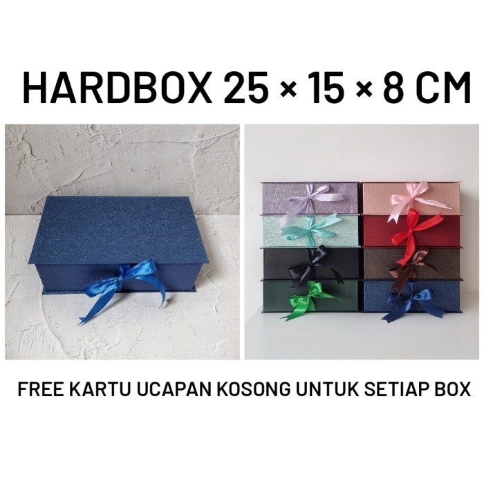 

HARDBOX 25x15x8 / GIFT BOX / BOX HAMPERS / KOTAK KADO / KOTAK HADIAH - LILAC