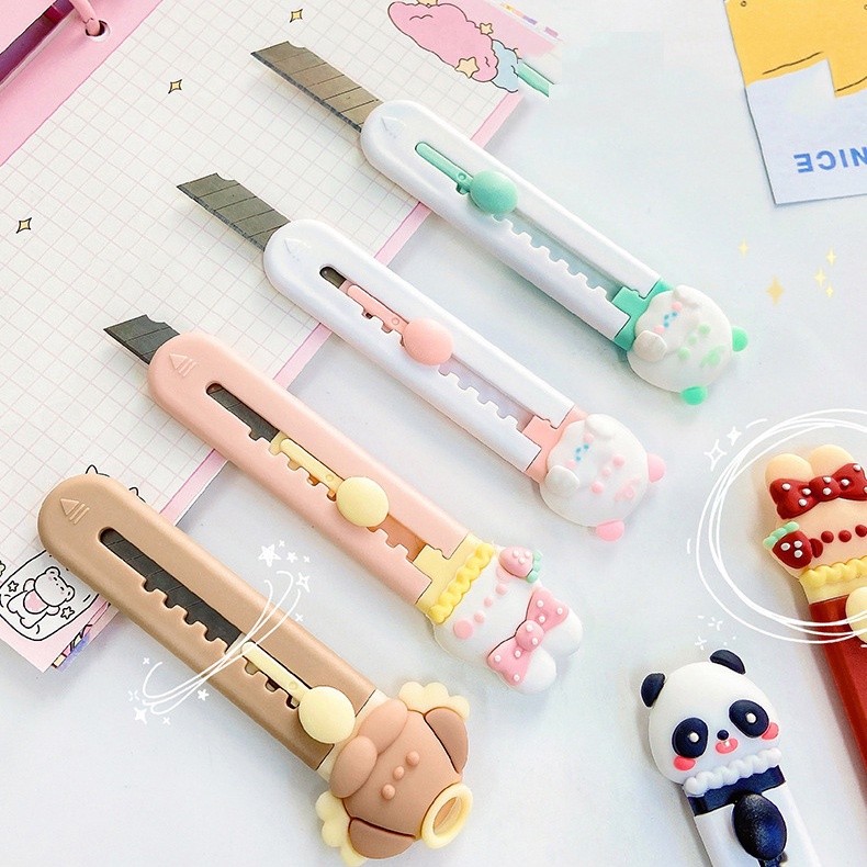 

YP Cutter Mini Motif Animal Pisau Pemotong Kertas Desain Lucu