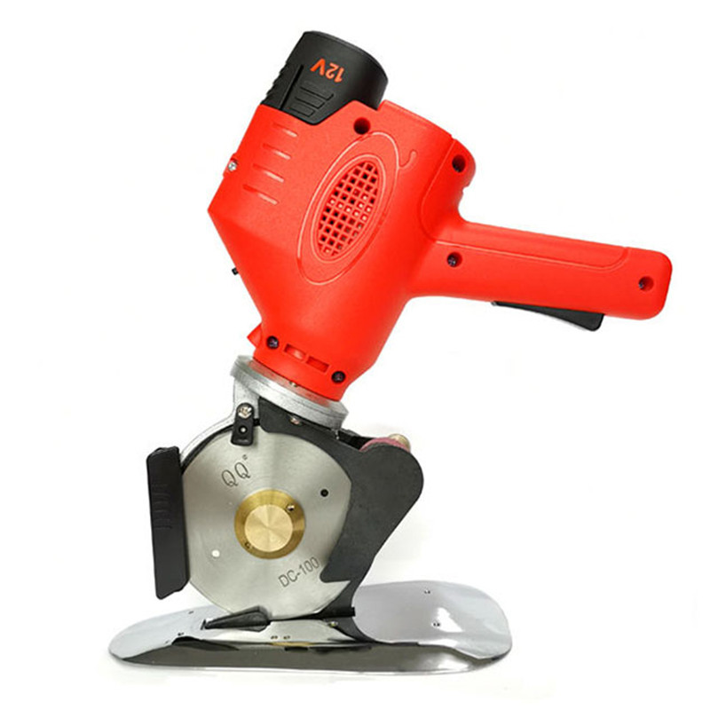 

12V Electric Round Scissors Cutting Cloth Machine Round Knife Cutting Machine Shear Mini Portable Wireless Fabric Cutting Tool