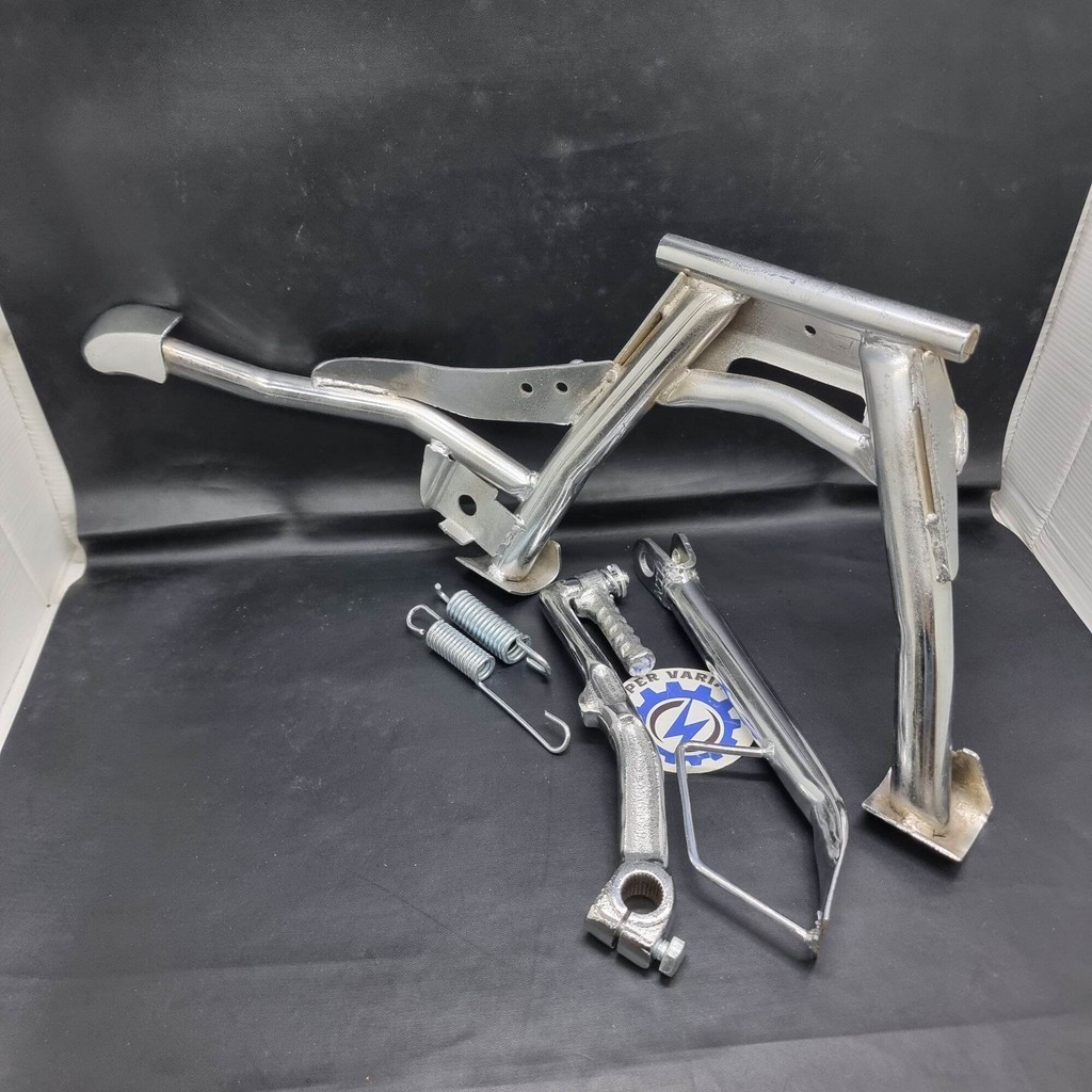 PAKET CAGAK VARIO standar dua chrome + standar samping + engkolan chrome vario 150 vario 125 old - r