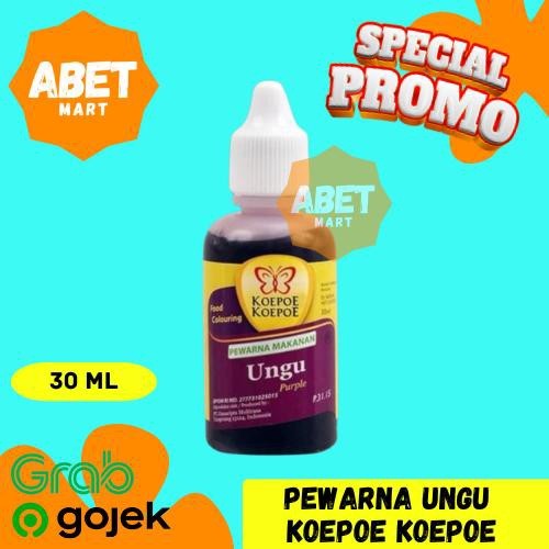 

Pewarna Makanan Ungu Koeopoe Koepoe 30ml - 30 Ml Kupu Kupu Purple Pak Pcs Dus Kecil