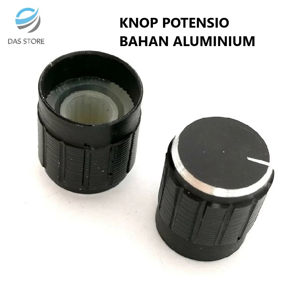 Knop Potensio bahan aluminium Mixer Audio Tone Control